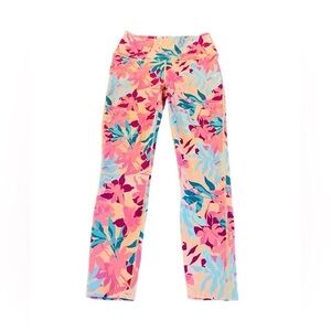 ROXY WOMENS TROPICAL PATTERN LEGGINGS SIZE MEDIUM